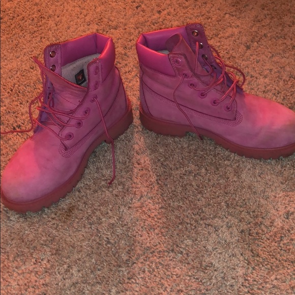 Pink timbs - Picture 3 of 3